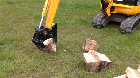 bobcat mini excavator log splitter|bobcat log splitter for sale.